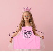 Personalisierte Prinzessin Name Pink Girl's Schürz Schürze
