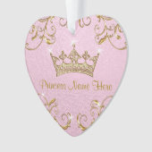 Personalisierte Prinzessin Ornaments Double Sided Ornament (Vorderseite)