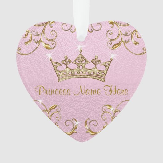Personalisierte Prinzessin Ornaments Double Sided Ornament (Vorderseite)