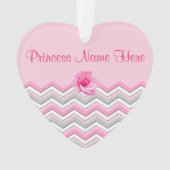 Personalisierte Prinzessin Ornaments Double Sided Ornament (Rückseite)