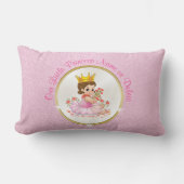 Personalisierte Prinzessin Pillow, Ihr Text oder Lendenkissen (Vorderseite)