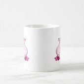 Personalisierte Prinzessin rosa Tasse mit (Mittel)