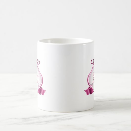 Personalisierte Prinzessin rosa Tasse mit (Mittel)