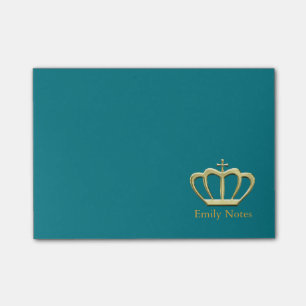 Personalisierte Prinzessinkrone Post-it Klebezettel