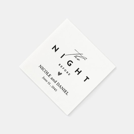 Personalisierte Probe Serviette (Ecke)