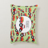 Personalisierte Produktion von roten LKW Dekokissen (Rückseite(Vertikal))