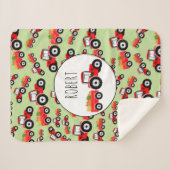 Personalisierte Produktion von roten LKW Sherpadecke (Vorderseite (Horizontal))