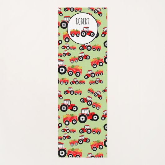 Personalisierte Produktion von roten LKW Yogamatte (Vorderseite)