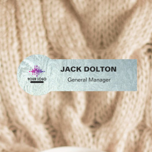 Personalisierte Professionalität: Silver Emblem St Namensschild