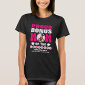 Personalisierte Proud Bonus-Mama des Graduate-Foto T-Shirt (Vorderseite)