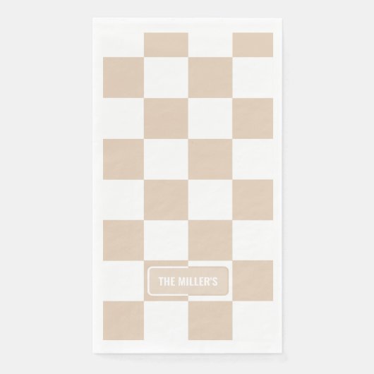 Personalisierte Prüflichtneutralität Serviette (Vorderseite)