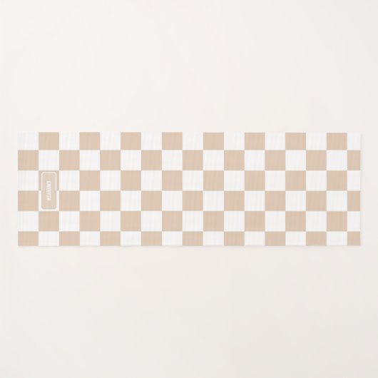 Personalisierte Prüflichtneutralität Yogamatte (Vorderseite (Horizontal))