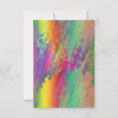 Personalisierte Psychedelic-Einladungskarte Einladung (Vorderseite)