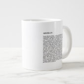 Personalisierte Publikation Jumbo 20oz Tasse (Vorderseite Rechts)