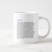 Personalisierte Publikation Jumbo 20oz Tasse (Rechts)