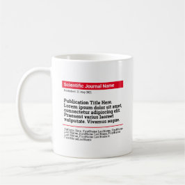 Personalisierte Publikation Klassische Tasse - Rot
