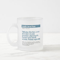 Personalisierte Publikation Mattiert Glass Tasse -