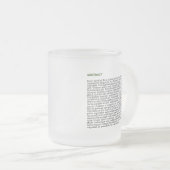 Personalisierte Publikation Mattierte Glass-Tasse  Mattglastasse (VorderseiteRechts)
