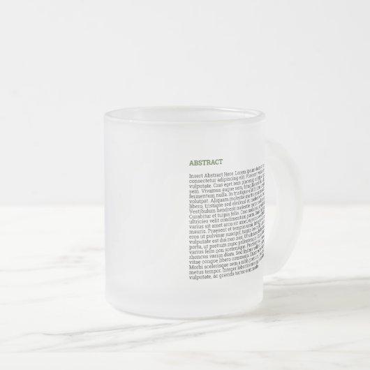 Personalisierte Publikation Mattierte Glass-Tasse  Mattglastasse (VorderseiteRechts)