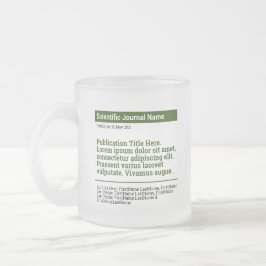 Personalisierte Publikation Mattierte Glass-Tasse  Mattglastasse