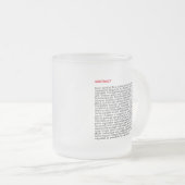 Personalisierte Publikation Mattierte Tasse aus Gl (VorderseiteRechts)