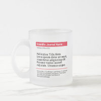 Personalisierte Publikation Mattierte Tasse aus Gl