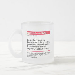 Personalisierte Publikation Mattierte Tasse aus Gl