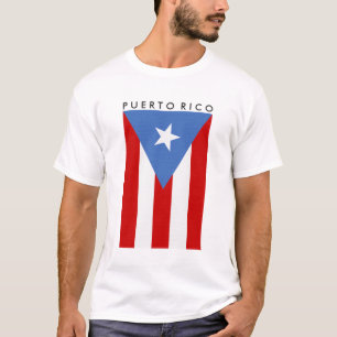 Personalisierte puerto-ricanische Flagge T-Shirt