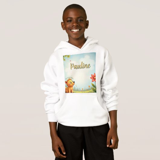 Personalisierte Pullover Hoodie für Kinder (Vorne ganz)