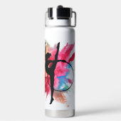 Personalisierte Pulverexplosion Gymnastik Trinkflasche (Hinten)