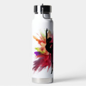 Personalisierte Pulverexplosion Gymnastik Trinkflasche (Links)