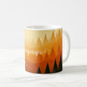 Personalisierte Pumpkin Ernte Autumnal Harvest Kaffeetasse (VorderseiteRechts)