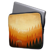 Personalisierte Pumpkin Ernte Autumnal Harvest Laptopschutzhülle (Vorderseite Links)