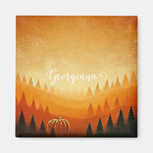 Personalisierte Pumpkin Ernte Autumnal Harvest