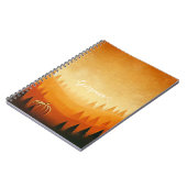 Personalisierte Pumpkin Ernte Autumnal Harvest Notizblock (Linke Seite)