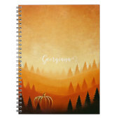 Personalisierte Pumpkin Ernte Autumnal Harvest Notizblock (Vorderseite)