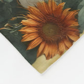 Personalisierte Pumpkin-Falldesign Fleecedecke (Ecke)