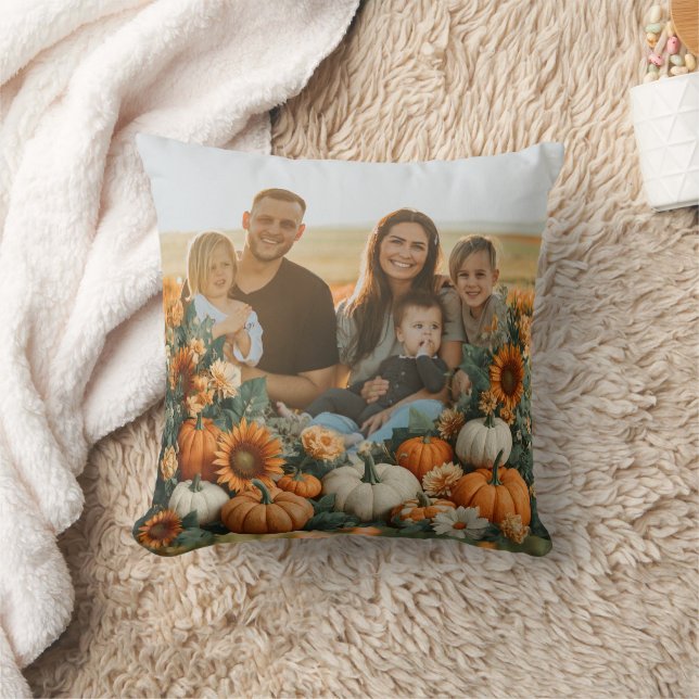 Personalisierte Pumpkin-Falldesign Kissen (Decke)