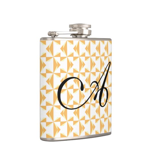 Personalisierte Pumpkin Pinwheels Flachmann (Rechts)