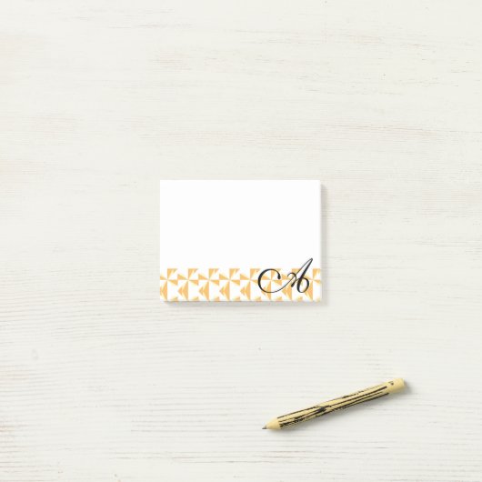 Personalisierte Pumpkin Pinwheels Post-it Klebezettel (Auf Schreibtisch)