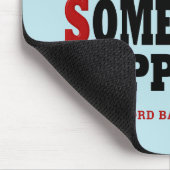 Personalisierte PUSH beten, bis etwas passiert Mousepad (Ecke)