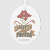 Personalisierte Putt Pirates Golfing Outdoor Sport Ornament (Vorderseite)