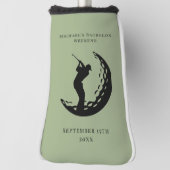 Personalisierte Putter-Abdeckung | Bachelor Weeken Golf Headcover (Rotieren 90)