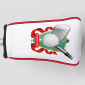 Personalisierte Putter-Abdeckung Golf Headcover (Vorderseite)