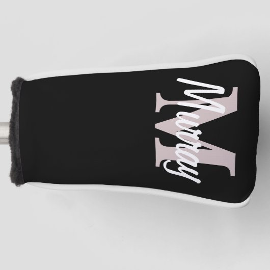Personalisierte Putter-Abdeckung Golf Headcover (Vorderseite)