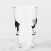 Personalisierte Pygmäen-Ziegenfarm Glas (Links)