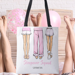 Personalisierte Pyjama-Party-Trend-Schlafparty-Ges Tasche
