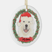 Personalisierte Pyrenäen Keramik Ornament (Rechts)