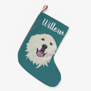 Personalisierte Pyrenäen Kleiner Weihnachtsstrumpf