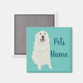 Personalisierte Pyrenäen Magnet (Vorderseite/Rückseite)